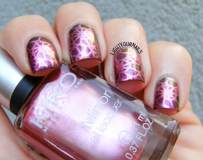 Duochrome stamping with plate BPL-028 Duochrome stamping with plate BPL-028