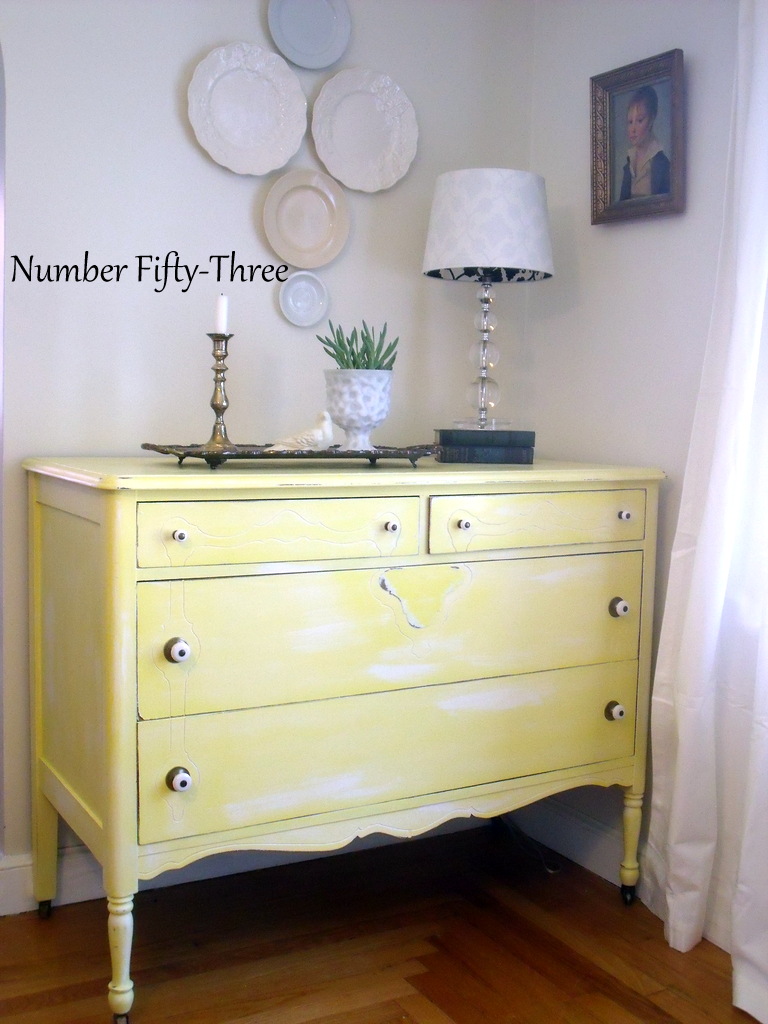 Number FiftyThree Cottage Yellow Dresser