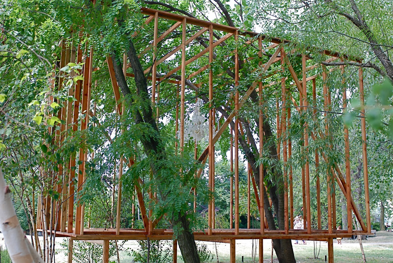 NYC ♥ NYC Folly 2013 Tree Wood and Other Sculptures at Socrates