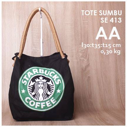 jual online tote sumbu unik starbuck murah jual online tote sumbu unik starbuck murah
