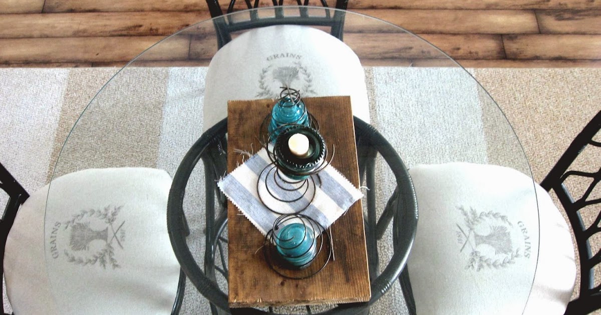 Kammy's Korner Rattan Dining Chairs Makeover {Image Transfer With