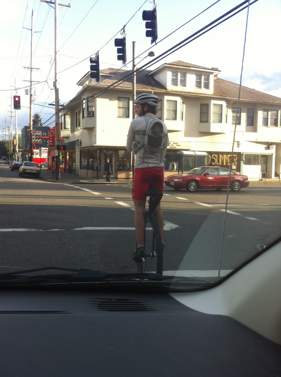 portland sunshine Unicycle Commuter