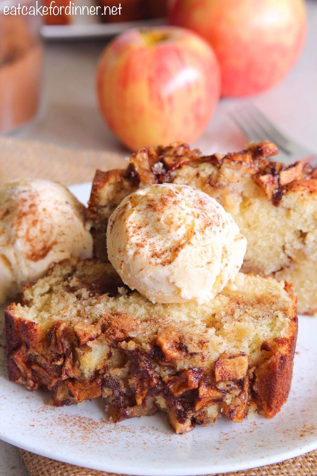Eat Cake For Dinner Apple Cinnamon White Cake