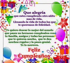 Tarjetas chidas y tiernas para Cumpleaños 2015 - 2016 Tarjetas chidas y tiernas para Cumpleaños 2015 - 2016