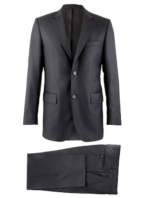 Louis Copeland Tailored Fit Formal Suit in Black