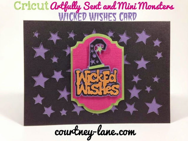 Cricut Artfully Sent Cricut cartridge Wicked Wishes card