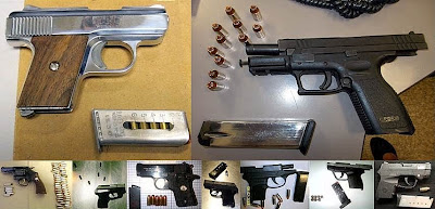 Loaded Guns Discovered at Checkpoints