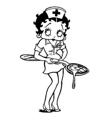 Betty Boop Coloring Pages @ The Doll Palace