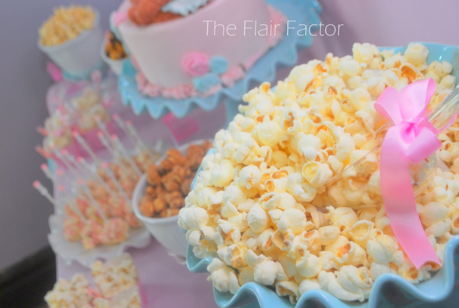 Fête Fanatic Baby Shower Popcorn Buffet