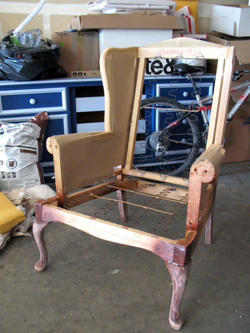 Modest Maven Vintage Blossom Wingback Chair