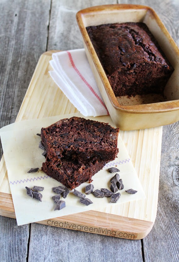 Chocolate Chunk Zucchini Bread Recipe Creative Green Living