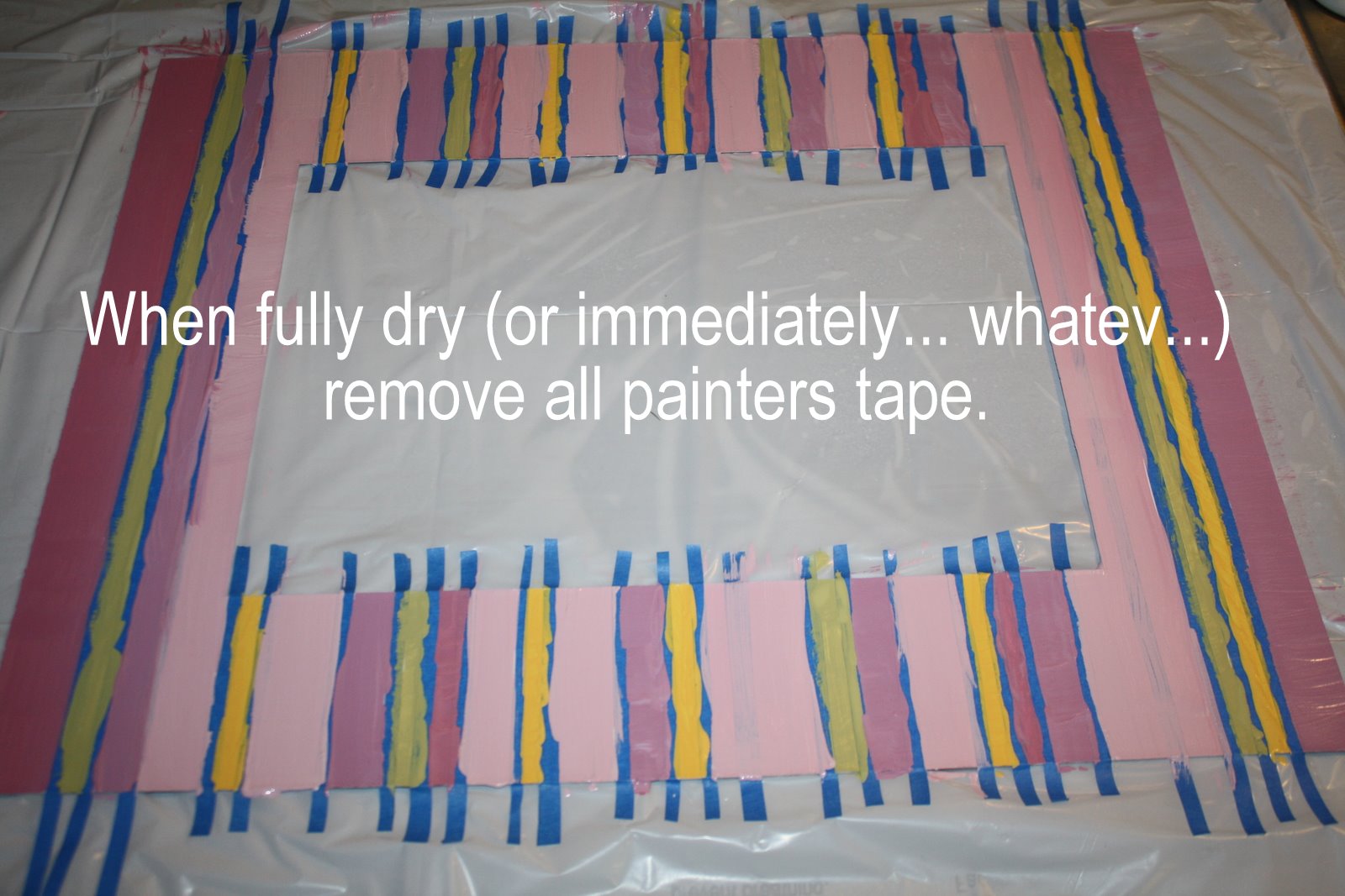 Your Daily Tidbit DIY Painted Mat Board