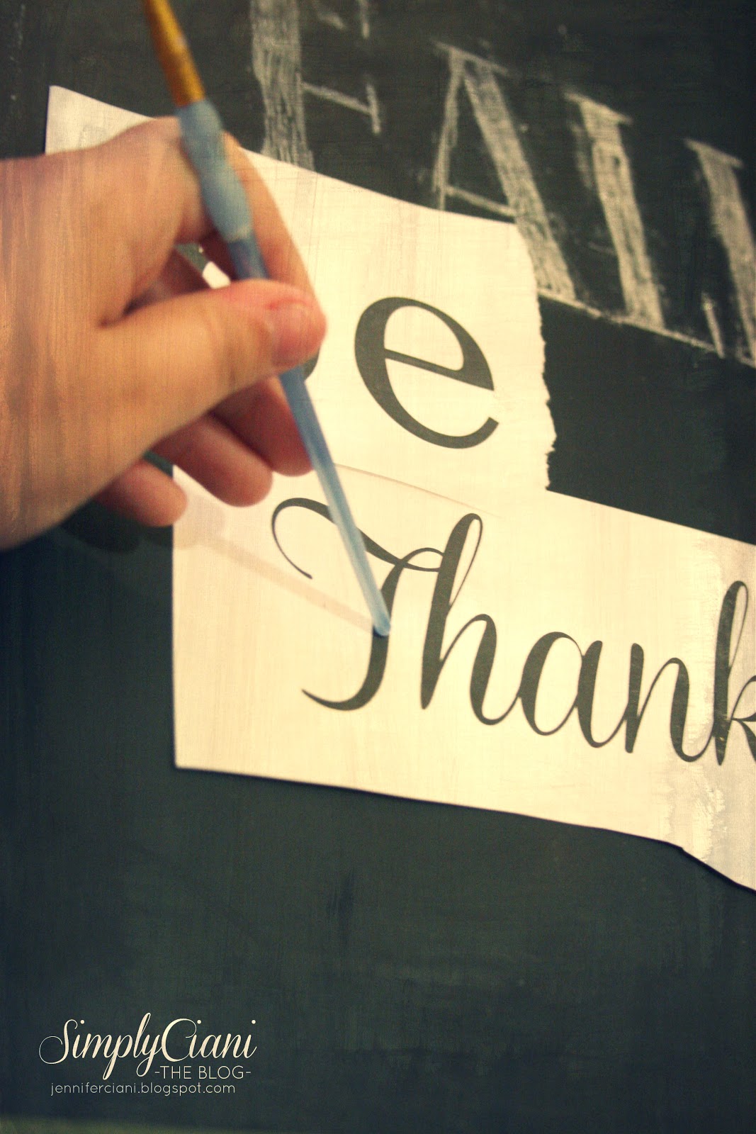 Easy Chalkboard Lettering Simply Ciani