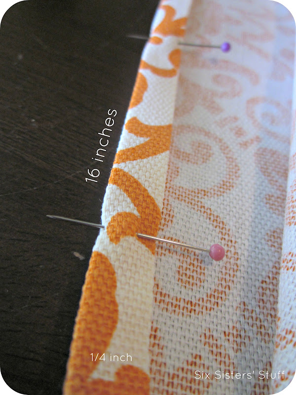 Easy Envelope Pillow Cover Tutorial Six Sisters' Stuff