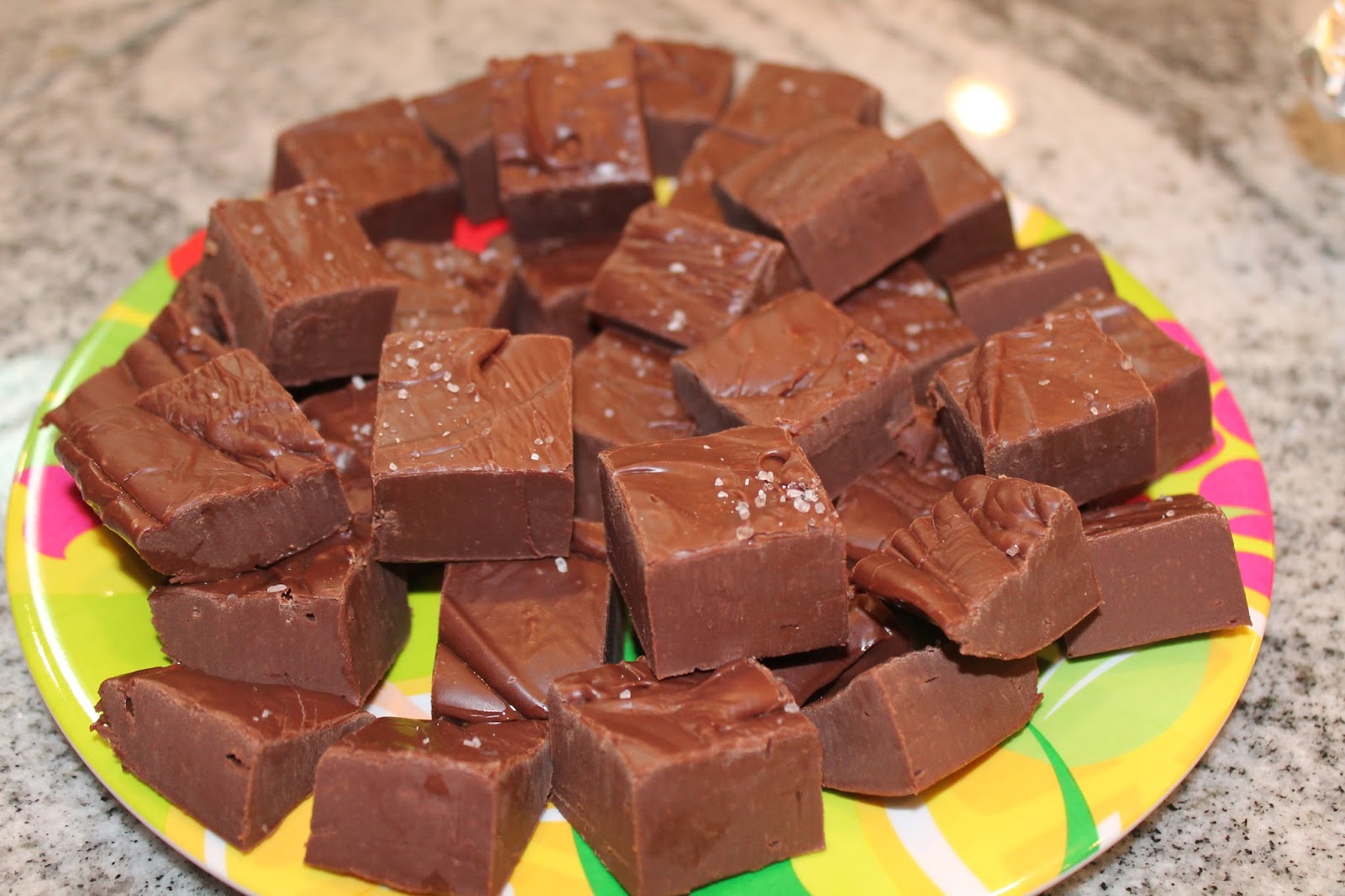 Dinner with the Grobmyers Sea Salt Fudge