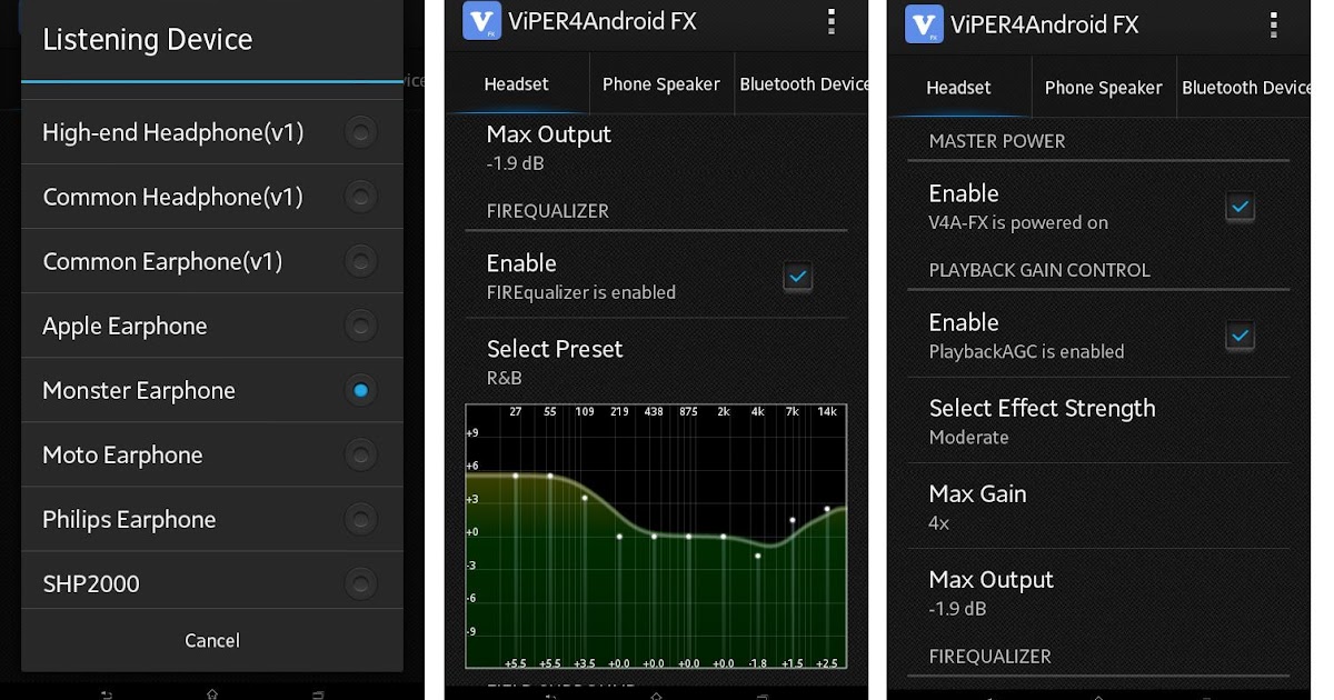 Xperia Neo Android Apps And Customization ViPER4Android (V4A) Audio