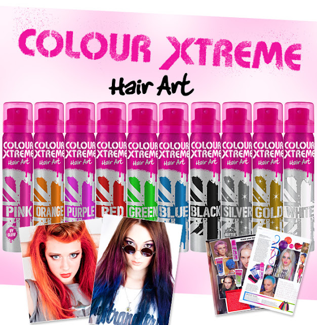 Sandras Makeup blogg Colour Xtreme Hair Art
