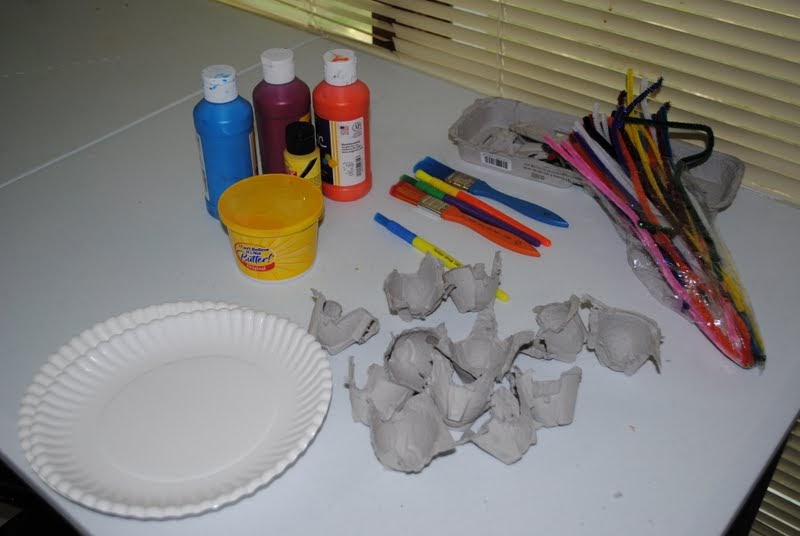 My Rays of Sunshine Homemade flowers that DON'T die!