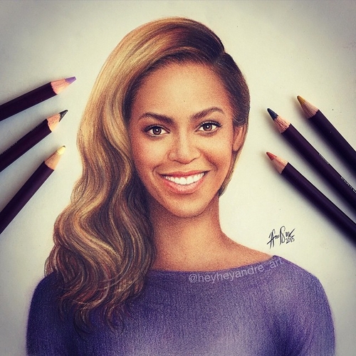 04-Beyoncé-Knowles-André-Manguba-Celebrities-Drawn-and-Colored-in-with-Pencils-www-designstack-co