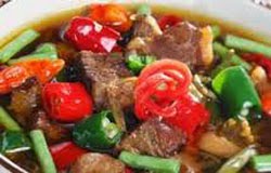 resep praktis dan mudah membuat (memasak) asem – asem lidah sapi spesial enak, lezat