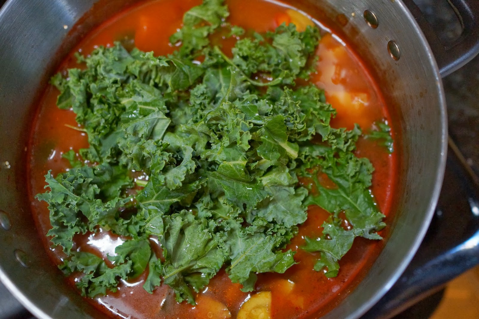 Lo, Ray, & Me Kale Quinoa Minestrone Soup