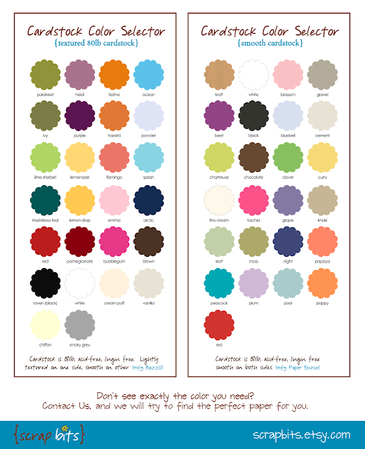 Paper Source Color Chart