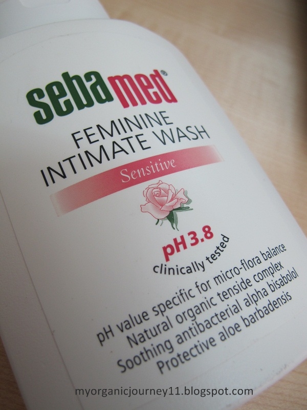My Organic Journey Review Sebamed Intimate Feminine Wash