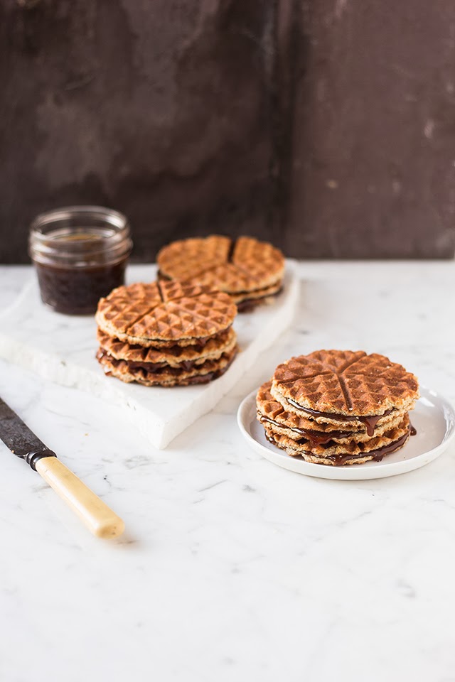mbakes Waffle Iron Stroopwafels {Caramel Waffles}