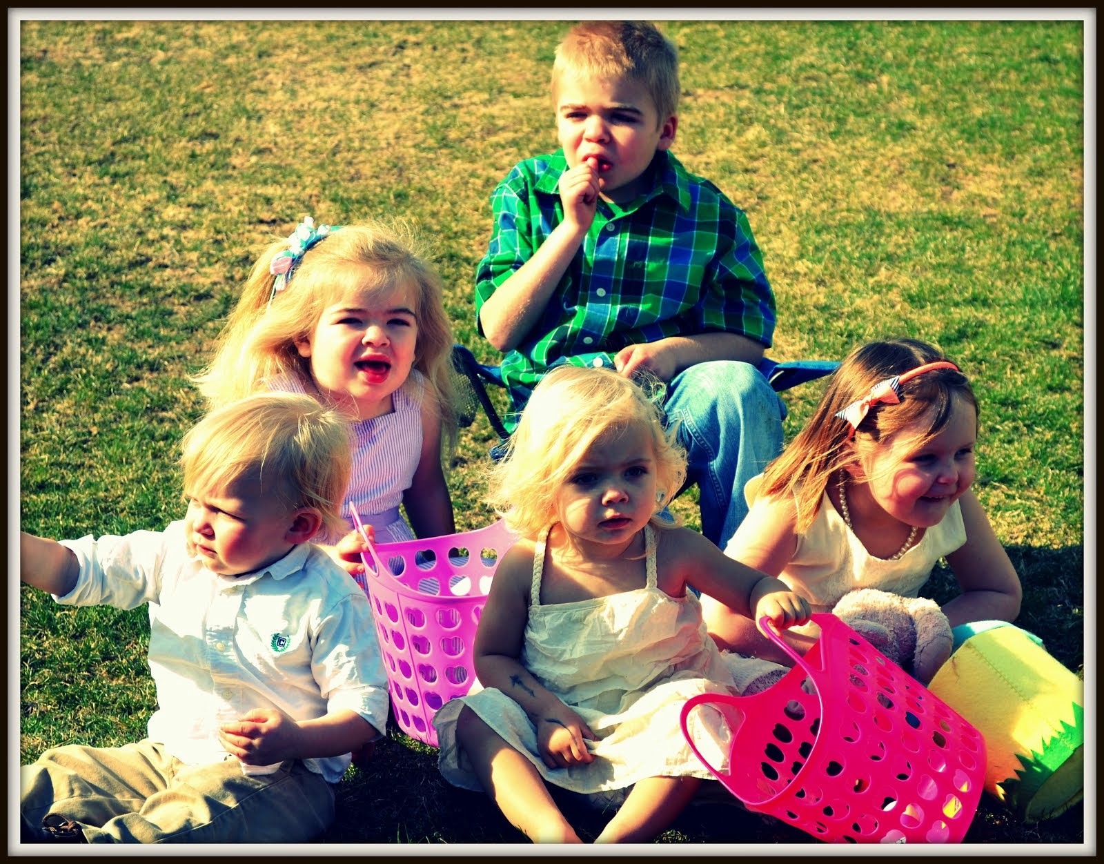 All the grand babies!