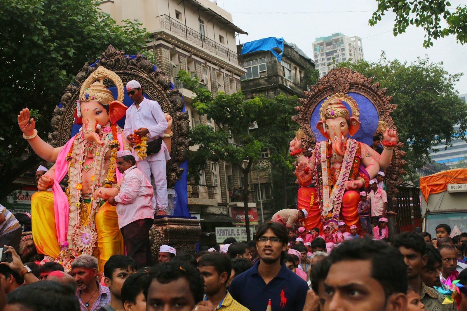 Ganesh (Ganpati) Visarjan in Mumbai Faces of God