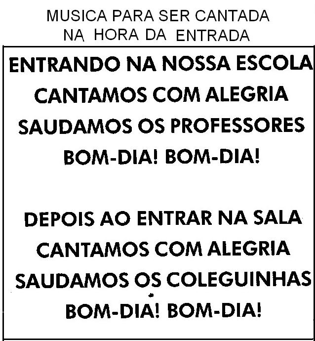 Canções para crianças em Português, música e letra