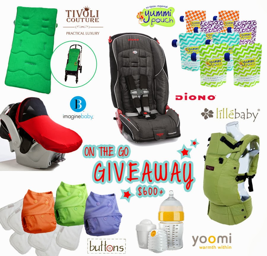 Cloth Diaper, Diono Carseat, and Baby Carrier Giveaway! (end 10/3/13