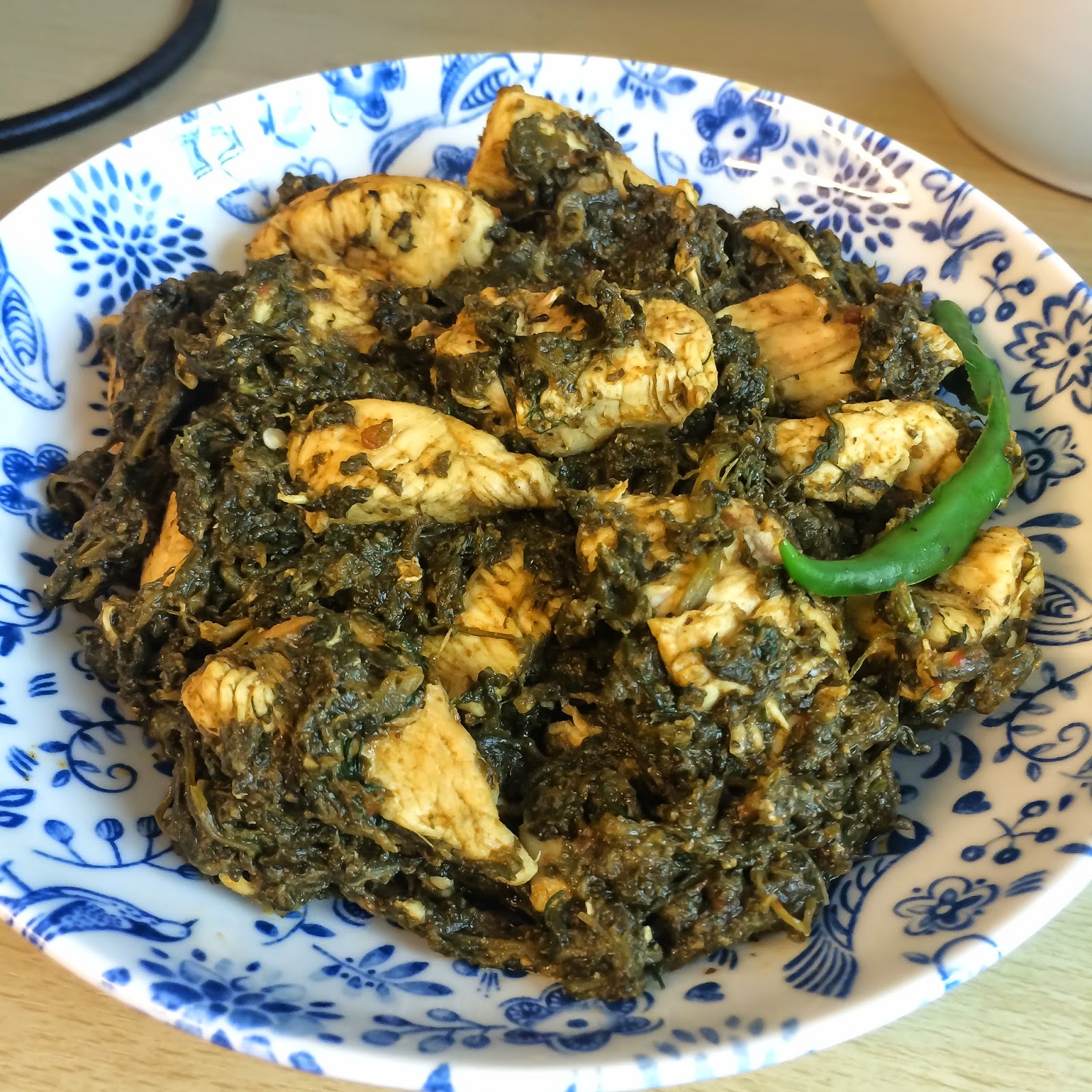 Roo's Food Fusion Chicken Palak (Chicken & Spinach)