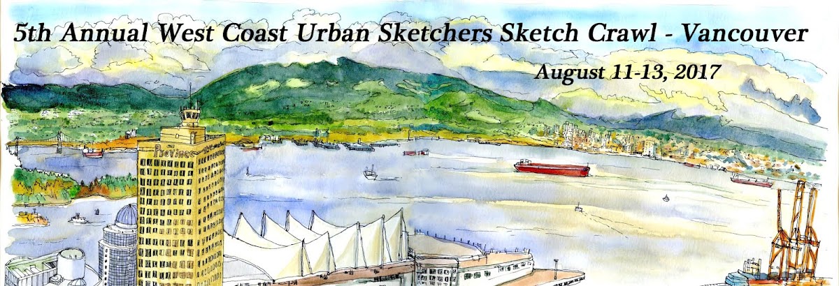 5th Annual West Coast Urban Sketchers Sketch Crawl - Vancouver