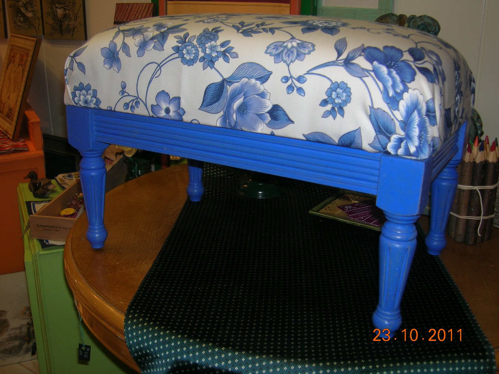 vintage en agosto: Muebles de colores