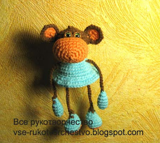 Вязать игрушку обезьянка Вязать игрушку обезьянка
