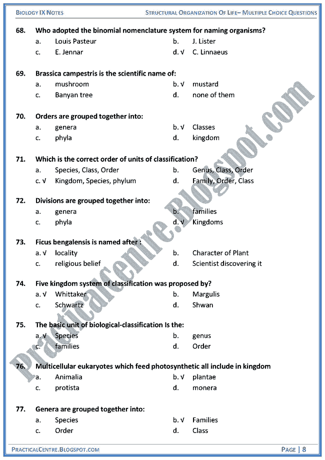 structural-organization-of-life-mcqs-biology-ix