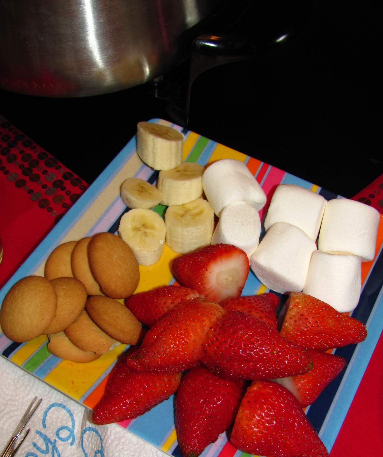 For the Love of Food The Melting Pot Bananas Foster Fondue