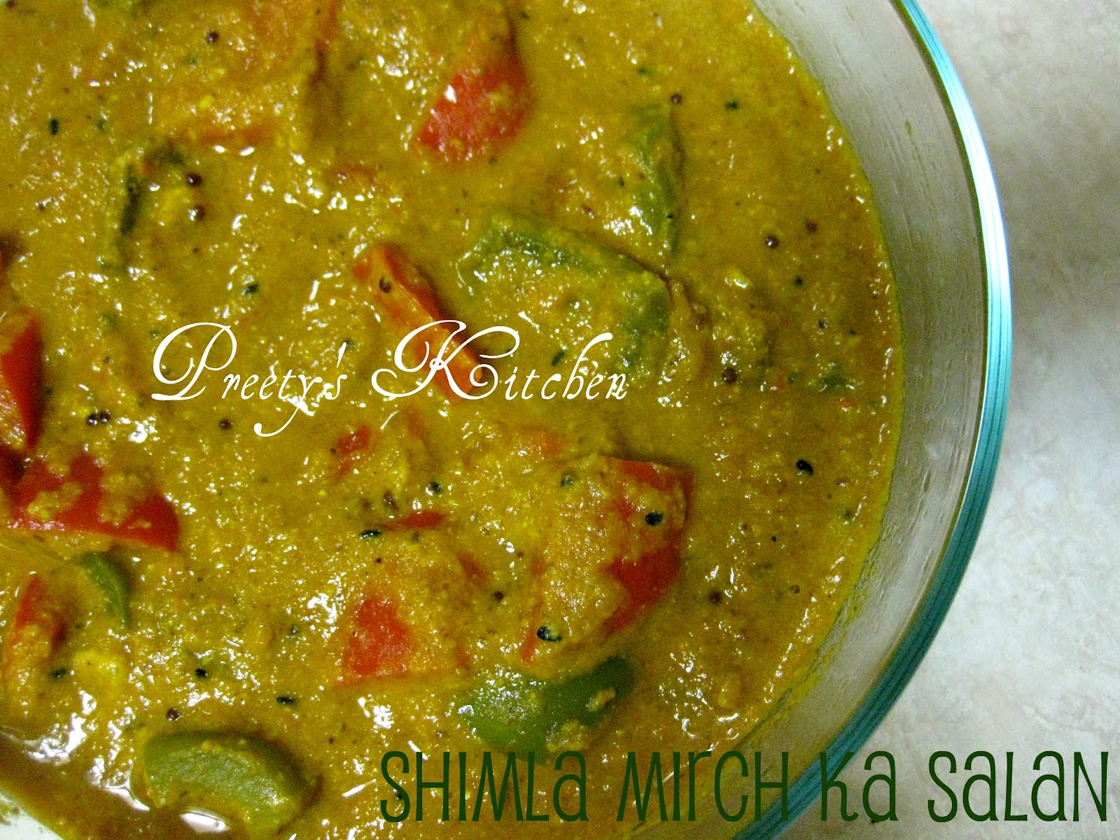 Shimla Mirch Ka Besan Recipe