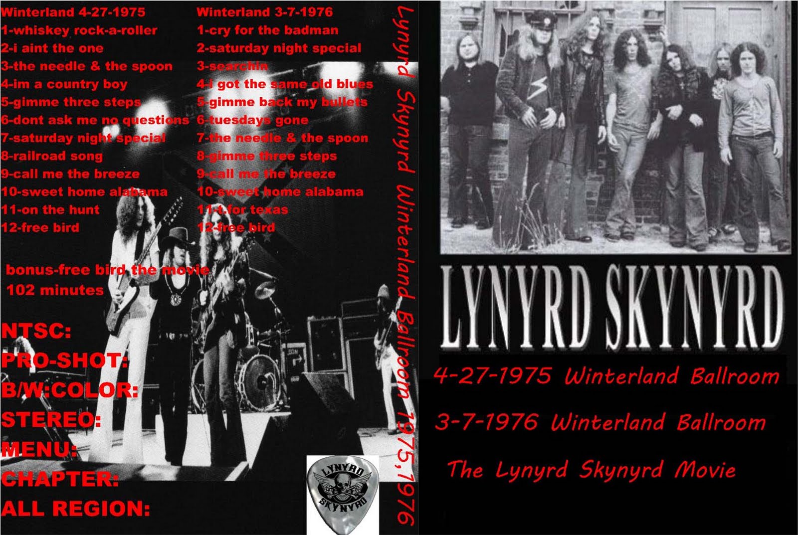 lynyrd skynyrd needle and the spoon live dvd concert lynyrd skynyrd 1975 1976 winterland lynyrd skynyrd needle and the spoon live dvd concert lynyrd skynyrd 1975 1976 winterland