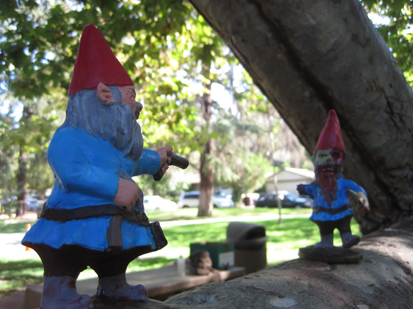 Zombie Gnomes and now they can climb trees?...great...