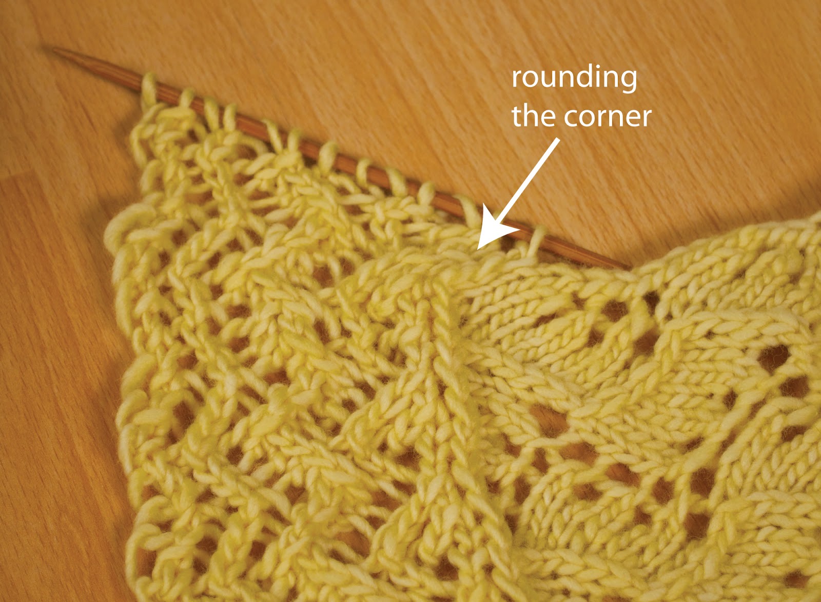 AndreaKnits Attached Lace Edging Tutorial Part 2