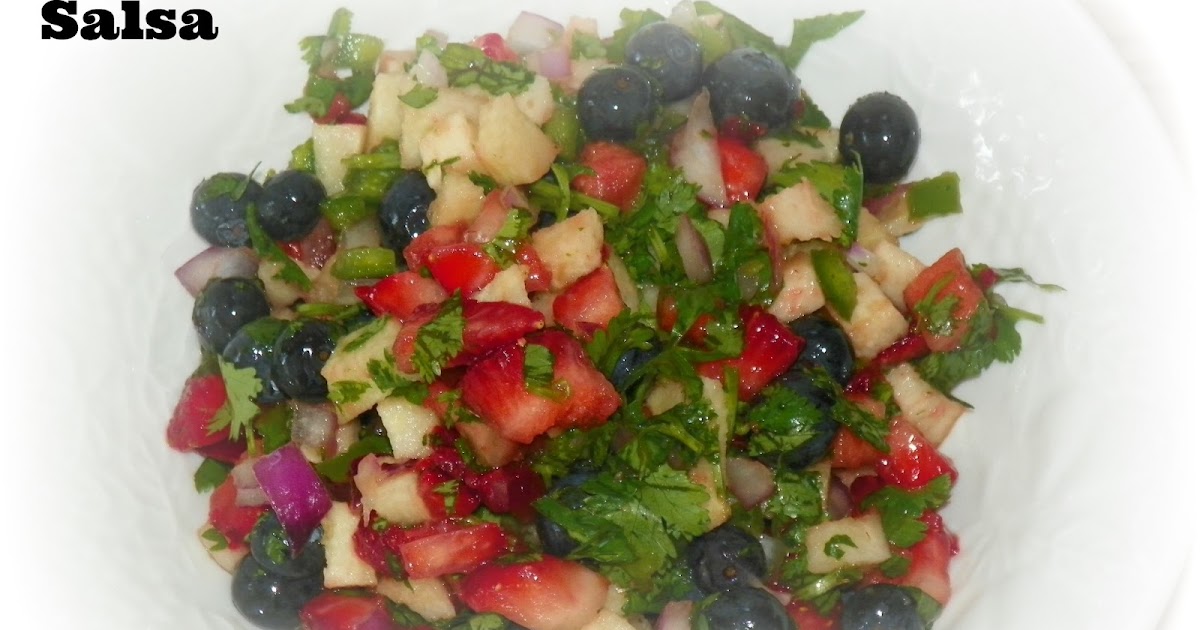 Beatitudes, Blessings & Broadcasts Strawberry, Blueberry, Jicama Salsa