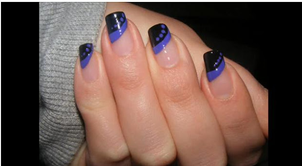 acrylic nails simple nail design