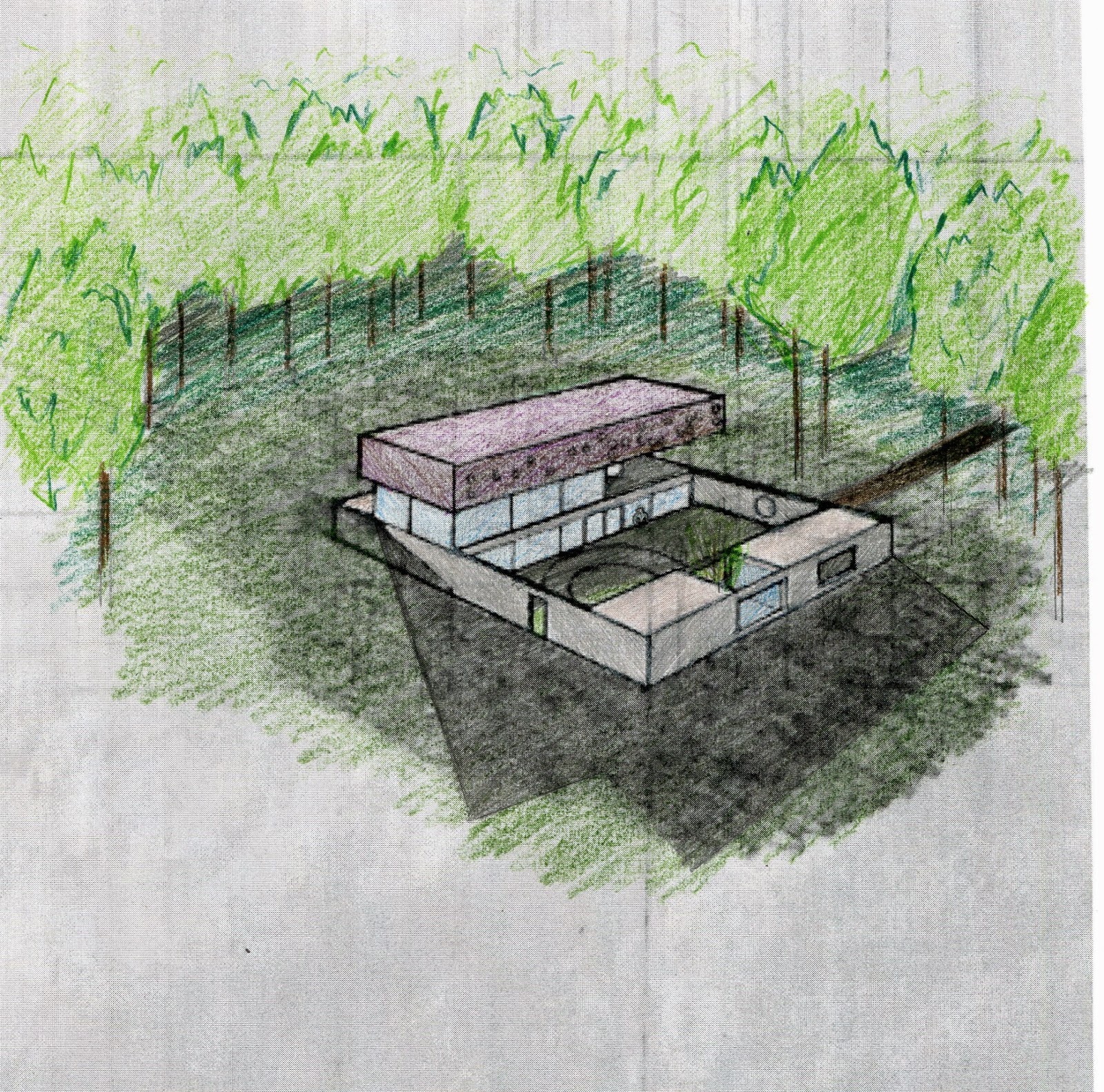 Portfolio Maison a Bordeaux (Rem Koolhaas) Drawings