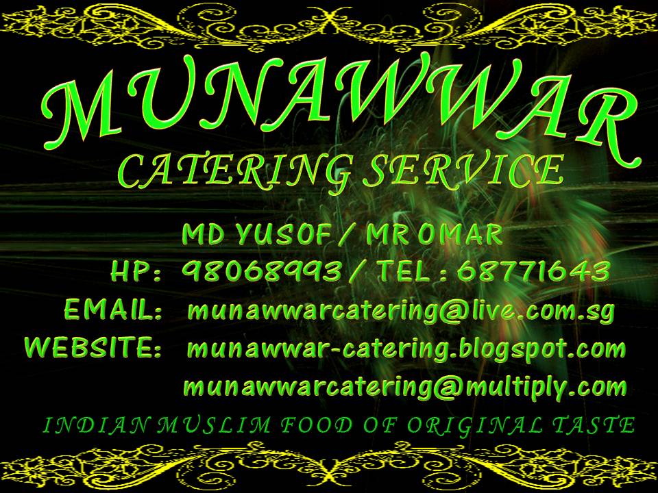 Catering Name Card