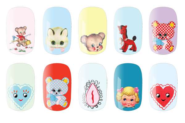 There is no doubt that the completely unique nail wraps represent youth and