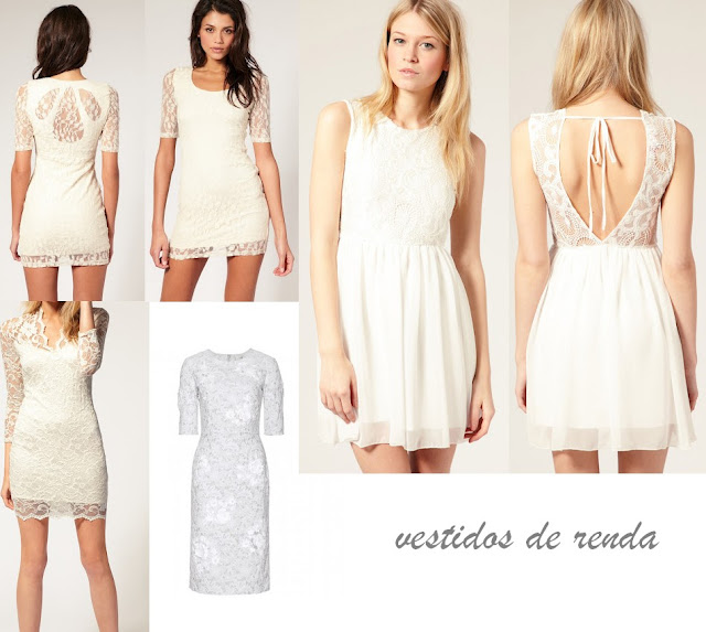 modelos de vestidos de renda branca
