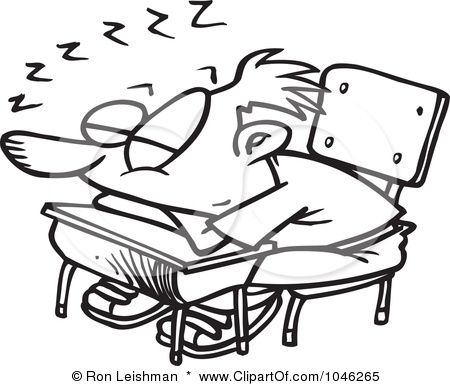 Lazy Kid Clipart