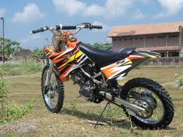 modifikasi motor trail terbaik 2013 title=